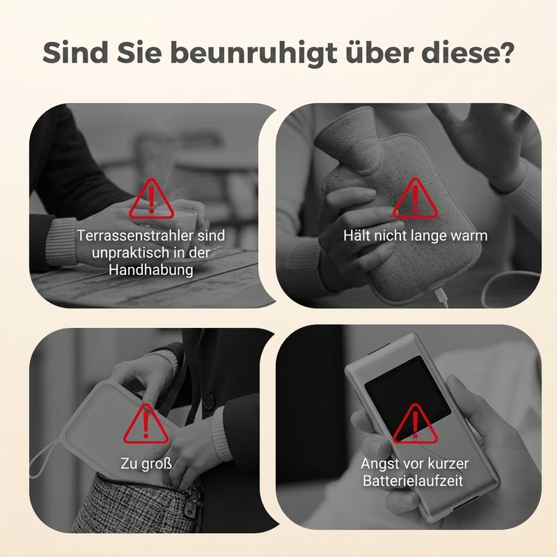 Magnetischer 2-in-1 wiederaufladbarer Handwärmer