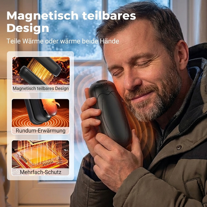 Magnetischer 2-in-1 wiederaufladbarer Handwärmer