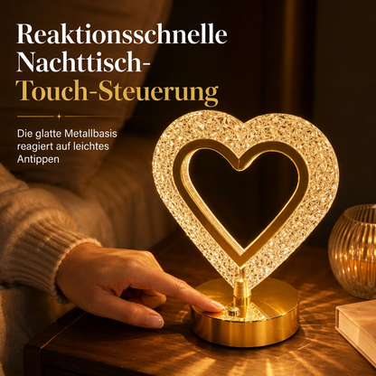 💎 JETZT 50% RABATT! 🔮 Kristall geometrisches Nachtlicht – Touch-Steuerung, 3D-Refraktionslicht & wiederaufladbar – Schlafzimmer Atmosphärenlampe 🌙