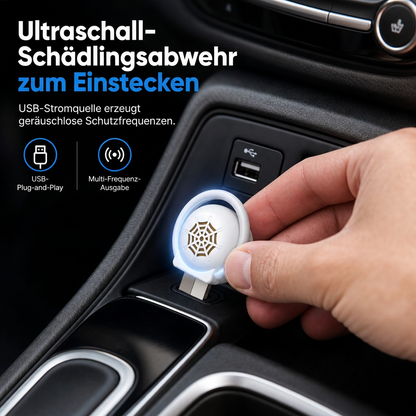Tragbarer Ultraschall-Schädlingsbekämpfer mit USB-Anschluss