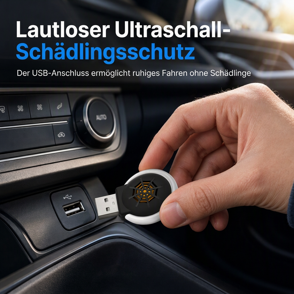 Tragbarer Ultraschall-Schädlingsbekämpfer mit USB-Anschluss