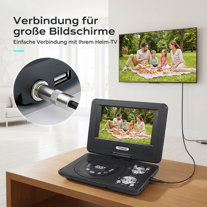 7,8-Zoll tragbarer DVD/EVD-Player mit Spielfunktion