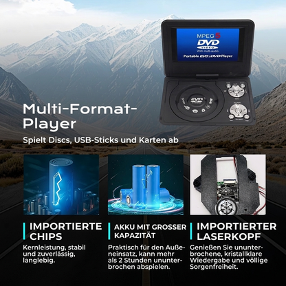 7,8-Zoll tragbarer DVD/EVD-Player mit Spielfunktion