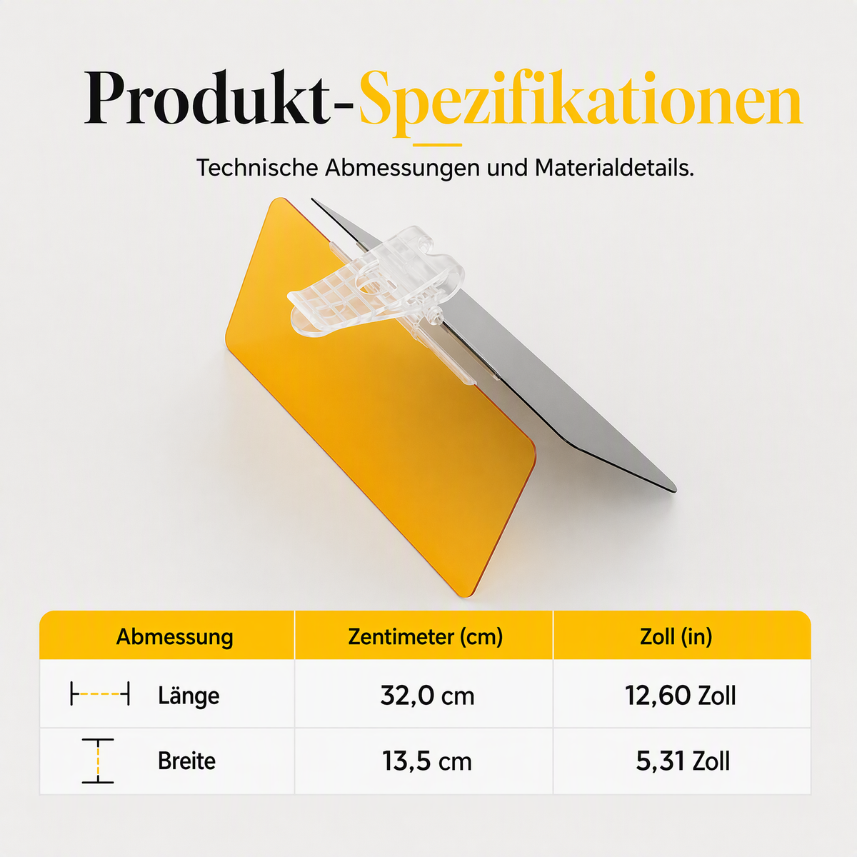 🏆💥Über 86.000 Stück verkauft!🚗🔆Auto Tag- & Nachtblende – Starker Blendschutz gegen tiefstehende Sonne & Fernlicht🎁