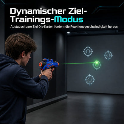 ⏳Zeitlich begrenztes Angebot⏳ ❄️🎄 Für ein magisches Weihnachtsfest ✨🎁Infrarot-Laserpistolen-Spielzeugset für Kinder – 2 Mini-Pistolen und 1 Projektor mit Ton- und Lichteffekten