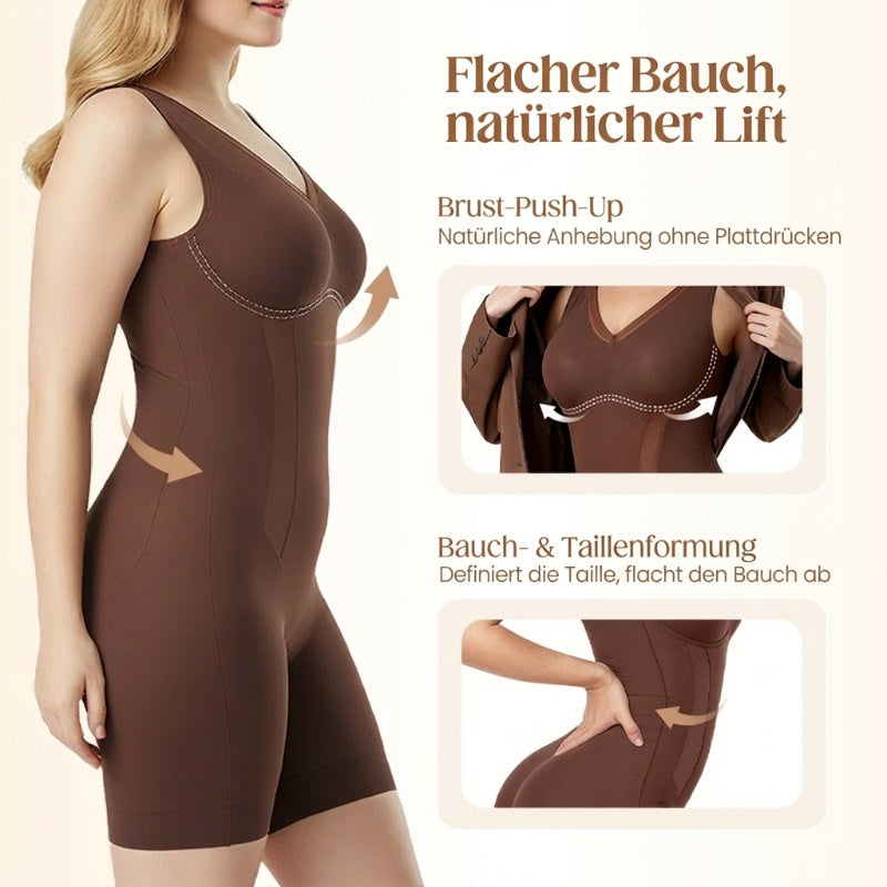 ⏳ LIMITIERTES ANGEBOT: 50% RABATT 💥 Formende Einteiler-Shapewear mit Bauchstraffung & Hüftlifting – völlig nahtlos!