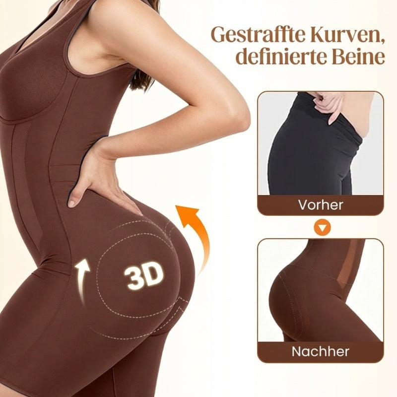 ⏳ LIMITIERTES ANGEBOT: 50% RABATT 💥 Formende Einteiler-Shapewear mit Bauchstraffung & Hüftlifting – völlig nahtlos!