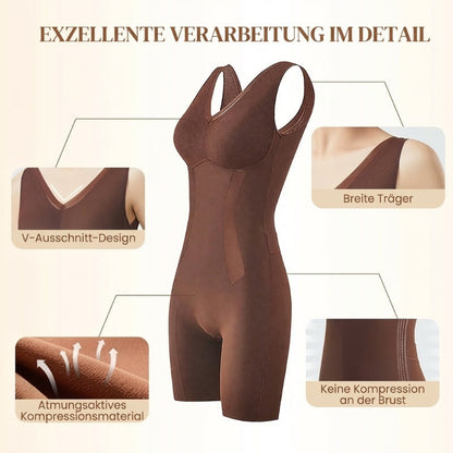 💥 Formende Einteiler-Shapewear mit Bauchstraffung & Hüftlifting – völlig nahtlos!