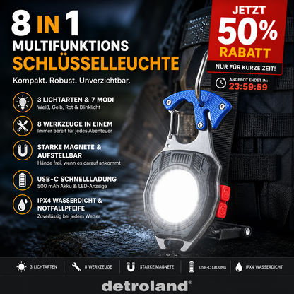💡Multifunktions-Schlüsselanhänger-Taschenlampe🔦🌈