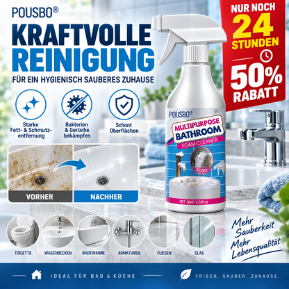 Mehrzweck-Schaumreiniger für das Badezimmer