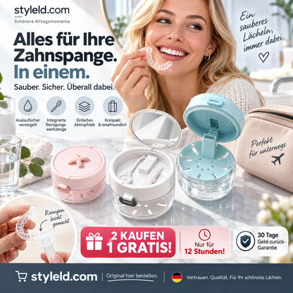 📢📢 JETZT 50 % RABATT!! ⏰All-in-One-Aufbewahrungssetui für Zahnspangen