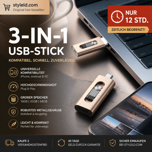 ⚡💾 Hochgeschwindigkeits-USB-Stick – 100 MB/s, 32–256 GB, USB 3.0 – für Daten, Fotos & mehr! 🚀