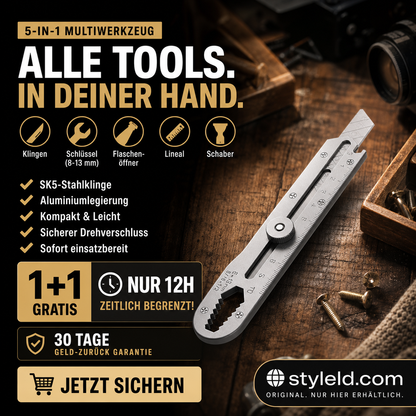 🔪 KAUFE 1, ERHALTE 1 GRATIS! 🛡️ Mehrzweck-Schnappmesserklinge – Einziehbar, Taschensicher & Ergonomischer Griff ⚙️📦